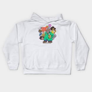 mf doom friends Kids Hoodie